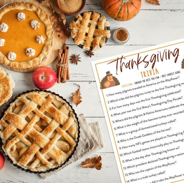 10 Best NFL Thanksgiving Day Trivia Printable Games