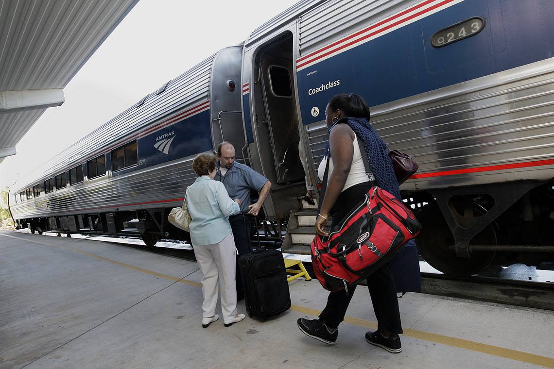 Transit connections are available near Miami’s Amtrak station.