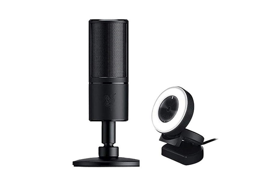 Razer Kiyo Webcam & Seiren X Microphone Streaming Kit. Image via Best Buy Canada.