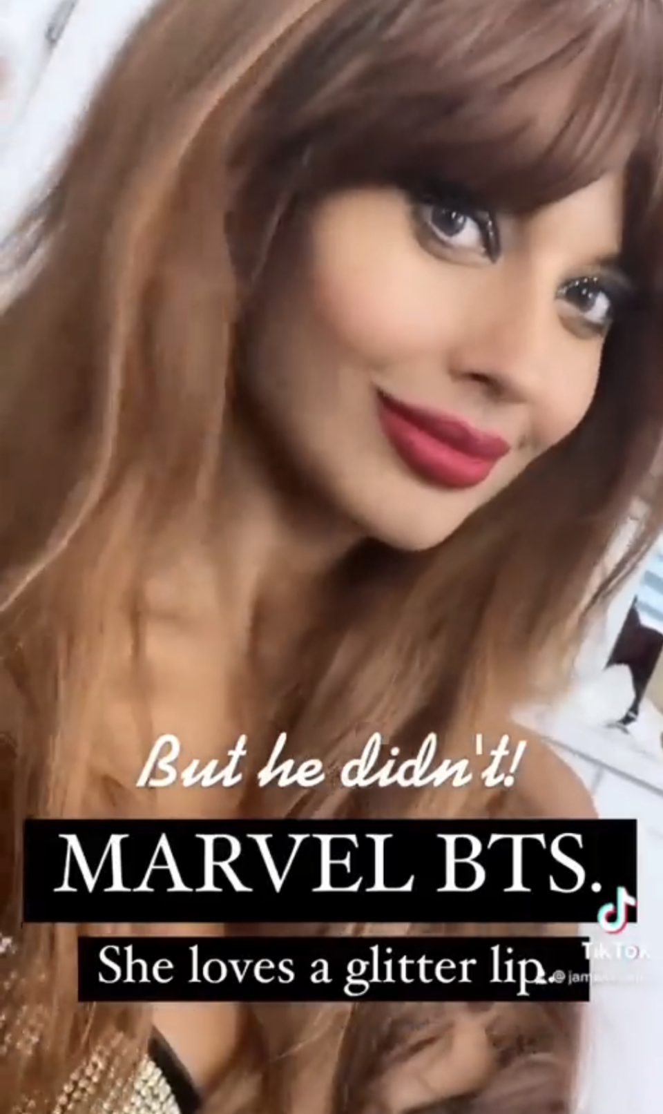 jameela's selfie of marvel behind the scenes