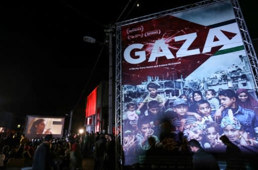 The documentary "Gaza" by Irish directors Andrew McConnell and Garry Keane was the first of 45 films -- all of them documentaries -- to be screened in the week-long Red Carpet Human Rights Film Festival