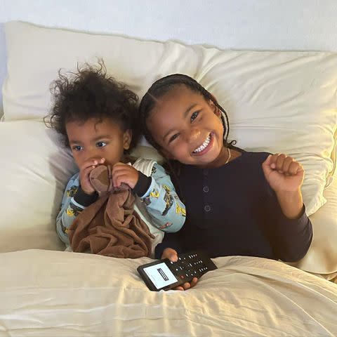 Kim Kardashian/Instagram Kim Kardashians sons, Psalm and Saint