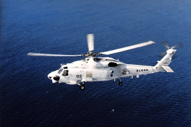 SH-60K「海鷹」直升機。（資料圖／翻攝自X）