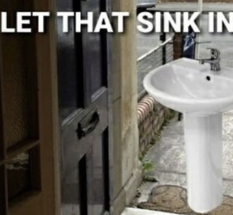 ▲英文let that sink in是常見的網路迷因。（圖／翻攝自網路）