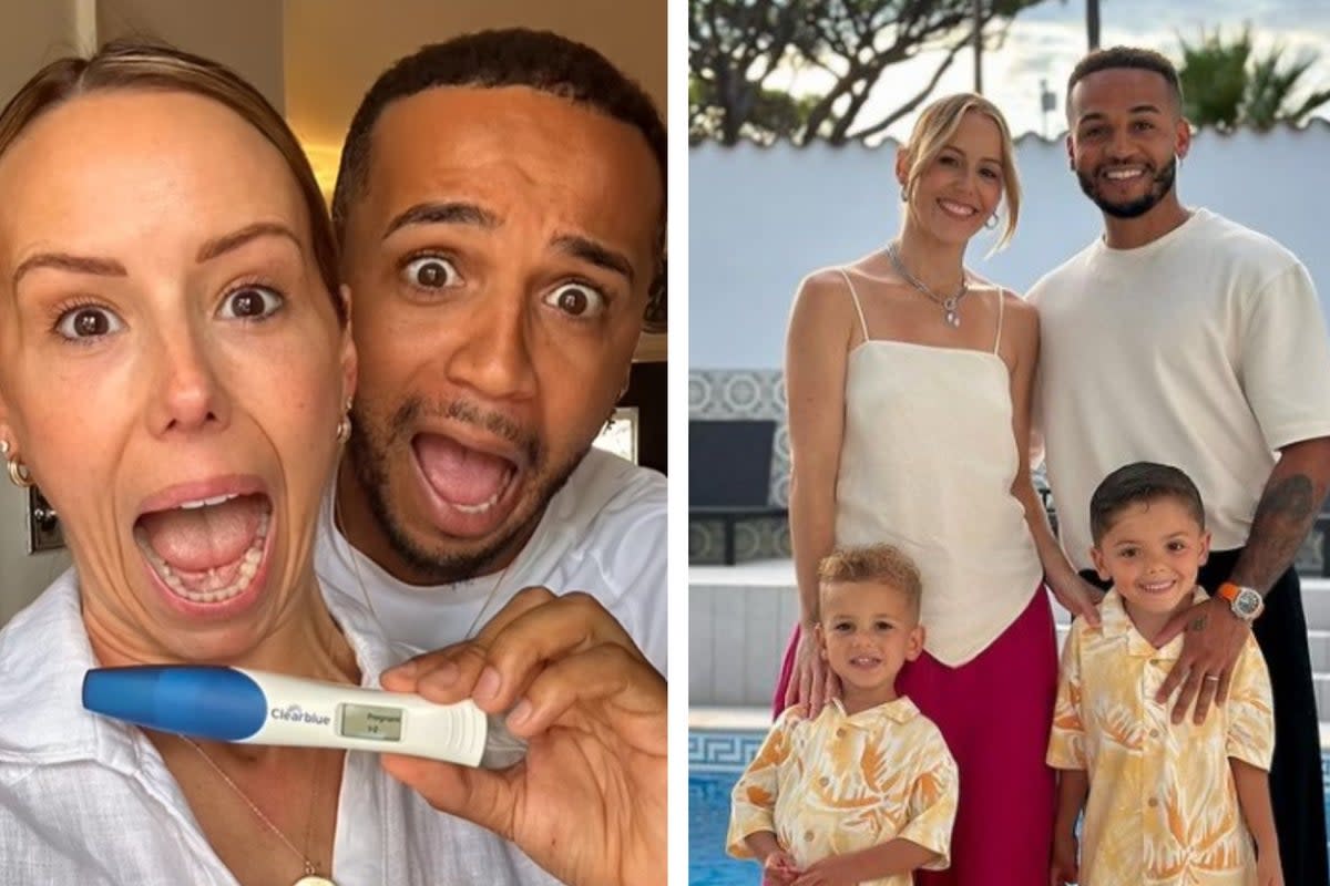 JLS’s Aston Merrygold has announced he is expecting his third child with wife Sarah Louise (Instagram/AstonMerrygold)
