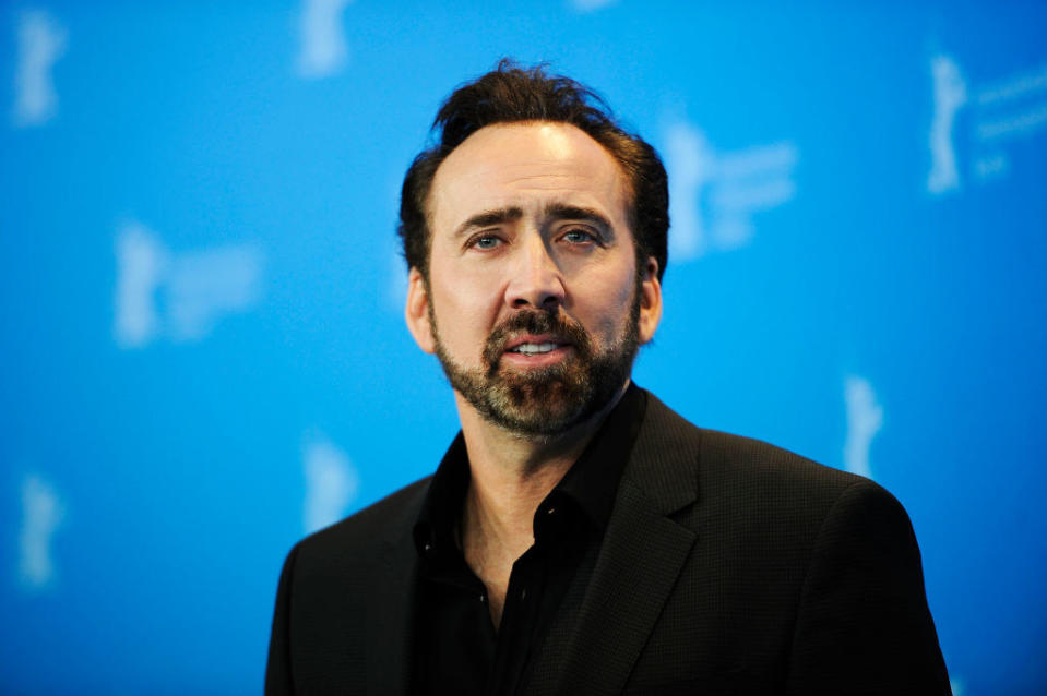 Closeup of Nicolas Cage