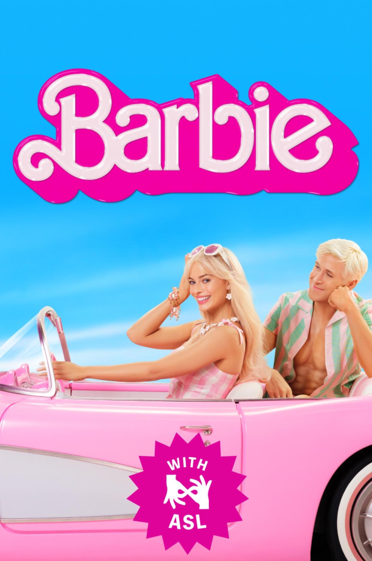 You can find Barbie with ASL in the versions tab on the film’s landing page on the Max app. You can recognize it by a unique sticker that reads 