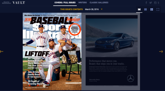 Sports Illustrated cover declares Houston Astros '2017 World