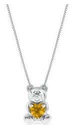 helzberg i am loved bear necklace