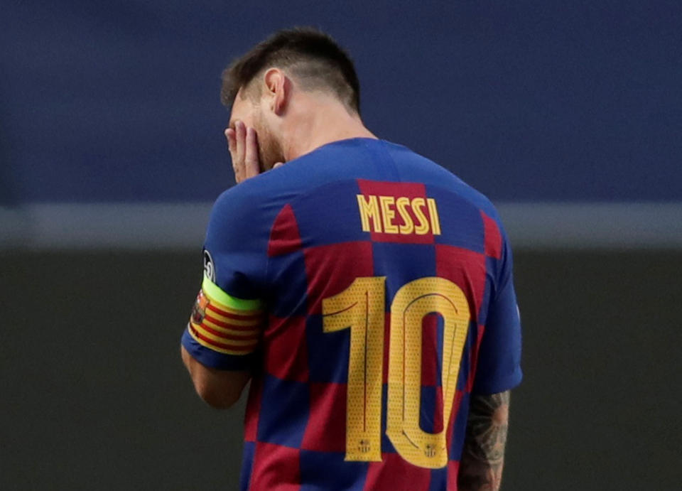 Lionel Messi might find it harder to turn his back on Barcelona after La Liga announced that the terms of his contract remain in force until 2021. (Manu Fernandez/Reuters)