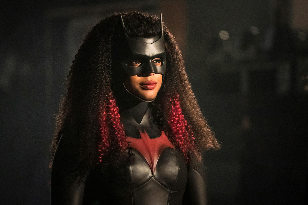 Javicia Leslie as Batwoman. (Katie Yu / The CW)