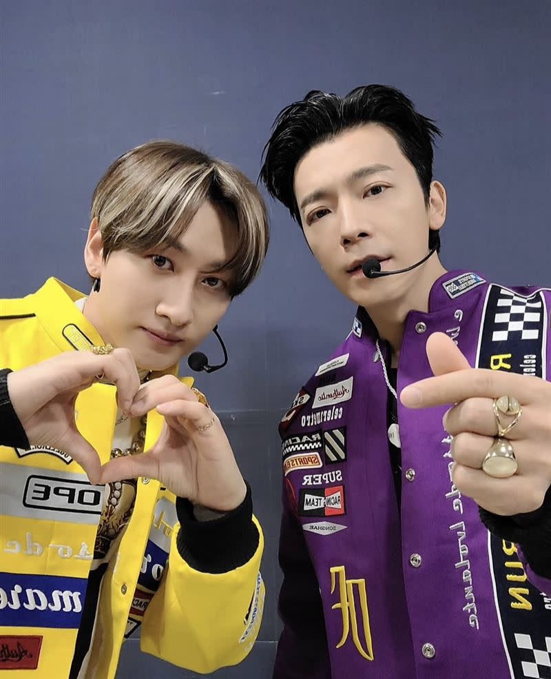 Super Junior的D&E小分隊由成員銀赫（左）及東海（右）組成。（圖／翻攝自Super Junior IG）