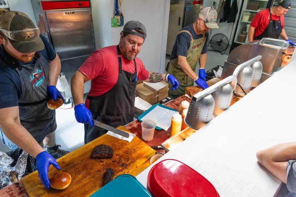 City Limits Barbeque in West Columbia, South Carolina on Saturday, October 7, 2023. Joshua Boucher/jboucher@thestate.com