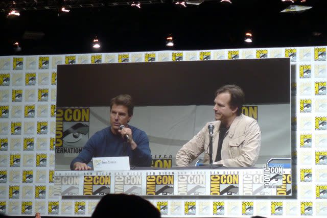 Tom Cruise and Bill Paxton at Comic Con 2013