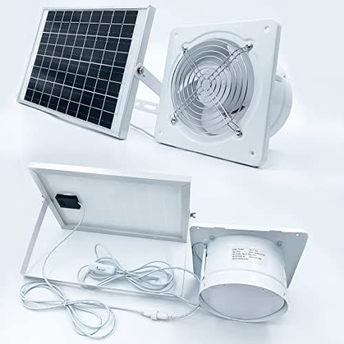 8) Solar Panel Exhaust Fan