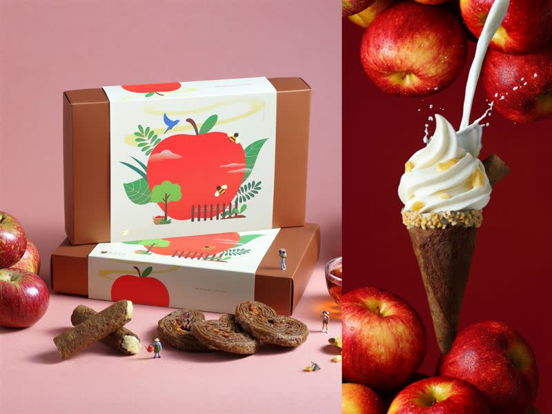 青鳥旅行推出全新「蜜香蘋果系列」，嚴選台灣高山蘋果製成果乾，享受台灣蘋果的蜜甜滋味。（圖／品牌業者提供）