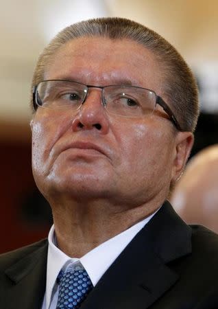 Then Russian Central Bank's First Deputy Chairman Alexei Ulyukayev attends the annual general shareholders' meeting of Sberbank of Russia at the bank's headquarters in Moscow, May 31, 2013. REUTERS/Sergei Karpukhin/Files