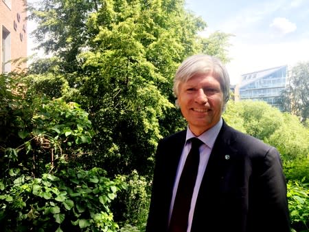 Norway's Minister of Climate and Environment Elvestuen poses for a picture in Oslo