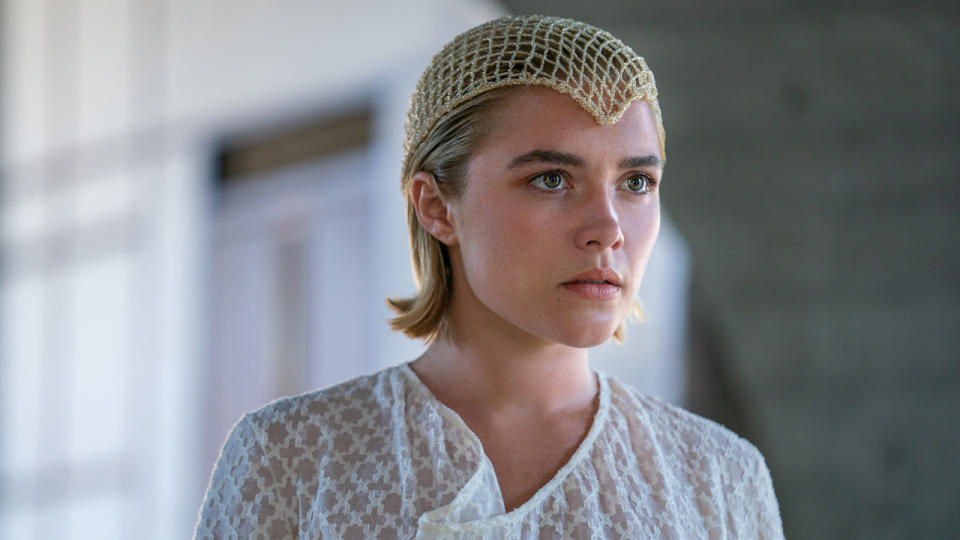 Florence Pugh as Princess Irulan in Dune: Part 2