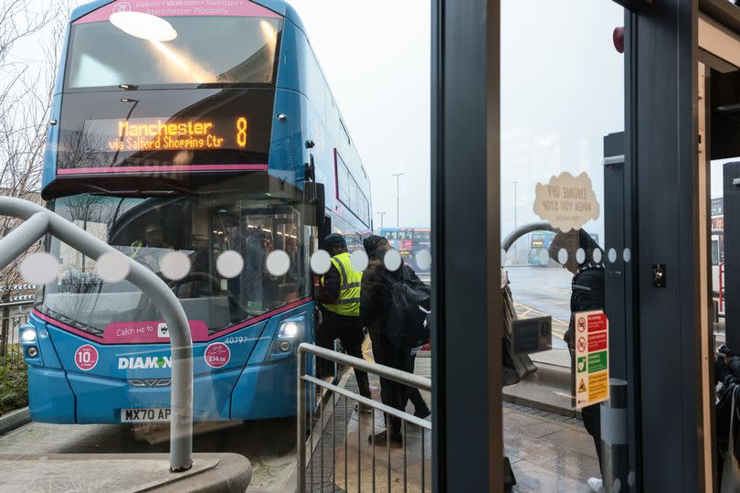 A Diamond bus in Bolton -Credit:Manchester Evening News