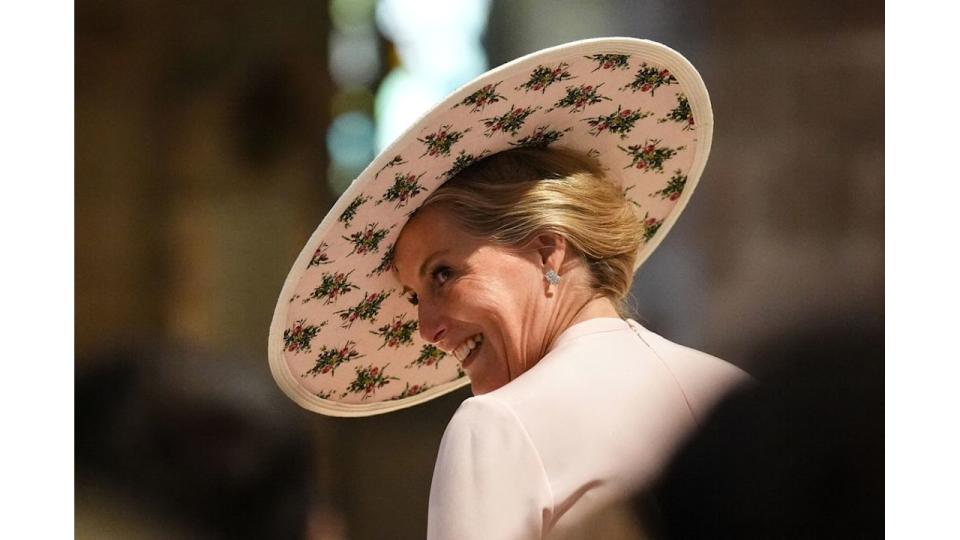 Sophie, Duchess of Edinburgh attends the Thistle Service at St Giles' Cathedral in Edinburgh on July 3, 2024.