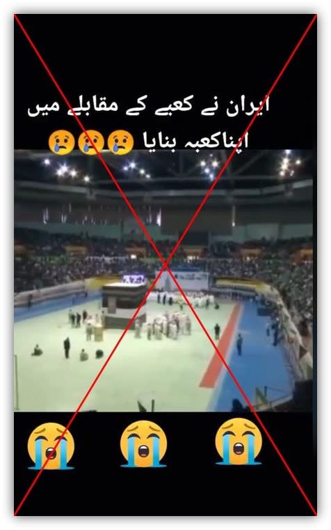 <span>Screenshot of the misleading TikTok video, captured on June 14, 2024</span>