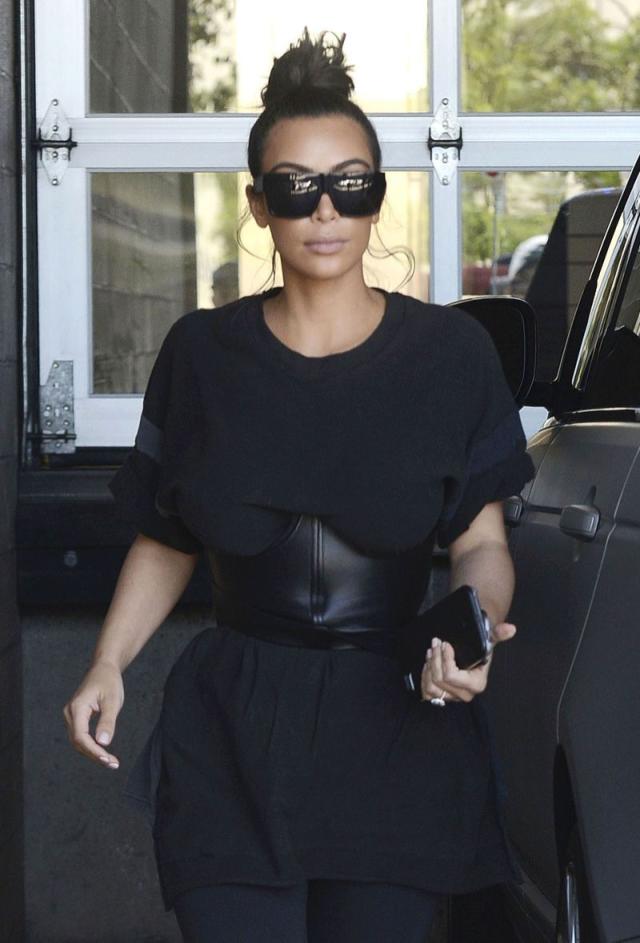 Kim Kardashian corset belt