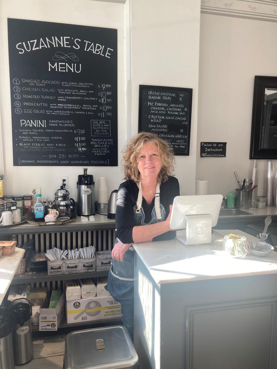 Suzanne Hart, owner of Suzanne's Table in Irvington, needs to move out of her space by March 1.