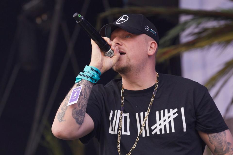 In Deutschland ist Rapper Bonez MC der meistgehörte Musiker. (Bild: 2018 Getty Images/Sebastian Reuter/Redferns)
