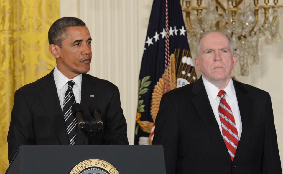 President Barack Obama nominates John Brennan to direct the CIA on January 7, 2013. (Photo: ImageCatcher News Service via Getty Images)