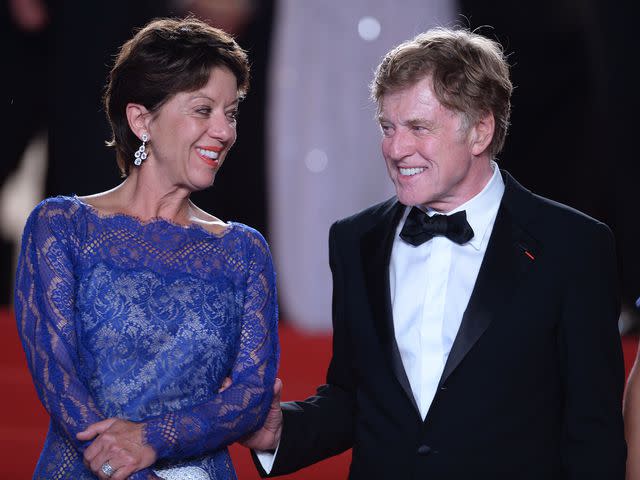 Dave J Hogan/Getty Robert Redford and Sibylle Szaggarsa attend the Cannes Film Festival in 2013