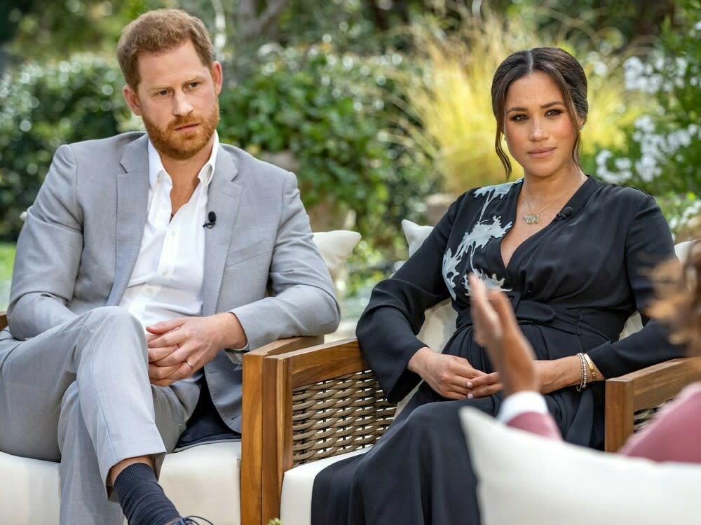 Harry und Meghan im Interview mit Oprah Winfrey. (Bild: TVNOW / Harpo Productions - Joe Pugliese)