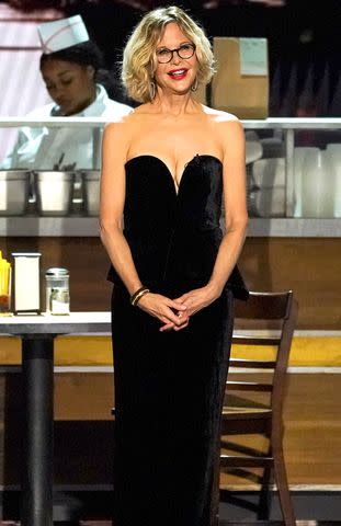 <p>Gail Schulman/CBS via Getty</p> Meg Ryan at the 46th annual Kennedy Center Honors.