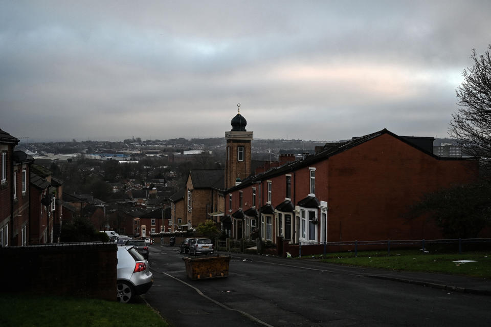 Una mezquita en Blackburn, Inglaterra, el lunes 17 de enero de 2022. (Mary Turner/The New York Times).