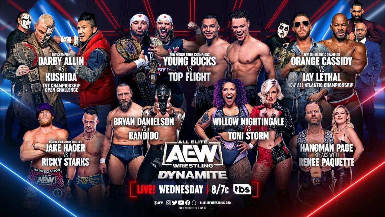 AEW Dynamite Results (1/18/23): Bryan Danielson vs. Bandido, The Young Bucks Compete