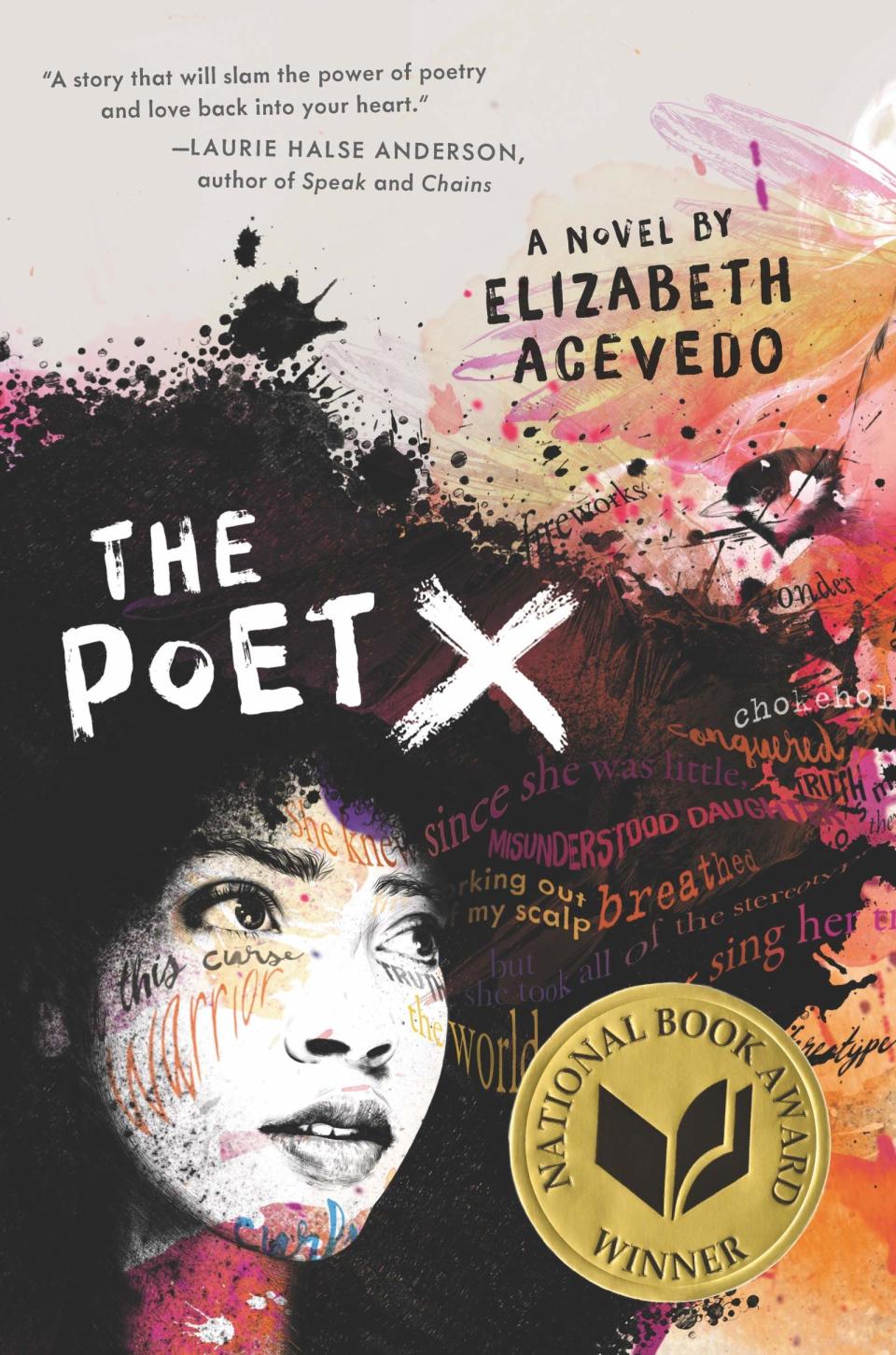 "Elizabeth Acevedo&rsquo;s debut novel, written in verse, continuously draws in its reader with sensory-igniting imagery. ... The reader walks with Xio from submission to rebellion to liberation, and as her perspective changes, so does the stanza structure to encourage appropriate pacing in the absence of performance; the pacing of words conveys the protagonist&rsquo;s mood, forcing the reader to feel as she feels and board her train of thought." -- <a href="https://ew.com/books/2018/03/14/the-poet-x-book-review/" target="_blank" rel="noopener noreferrer">Entertainment Weekly</a>