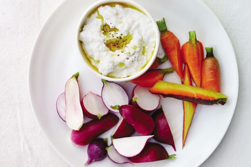 Feta Snack with Spring Radishes