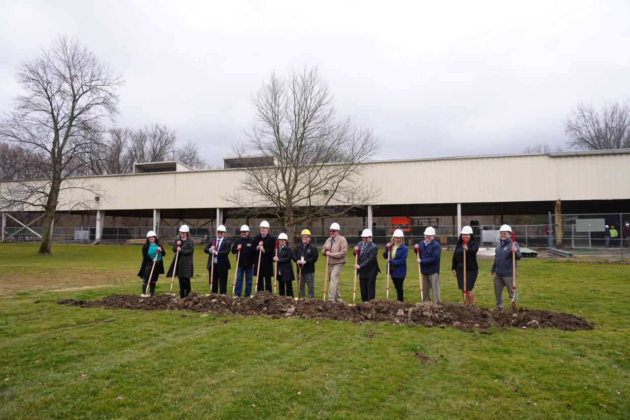 A groundbreaking event was held at Grippen Park in Endicott Friday, March 15, 2024.