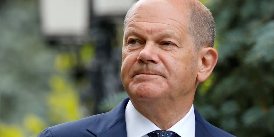 German Chancellor Olaf Scholz