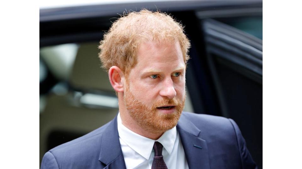 Prince Harry arriving at High Court in June 2023