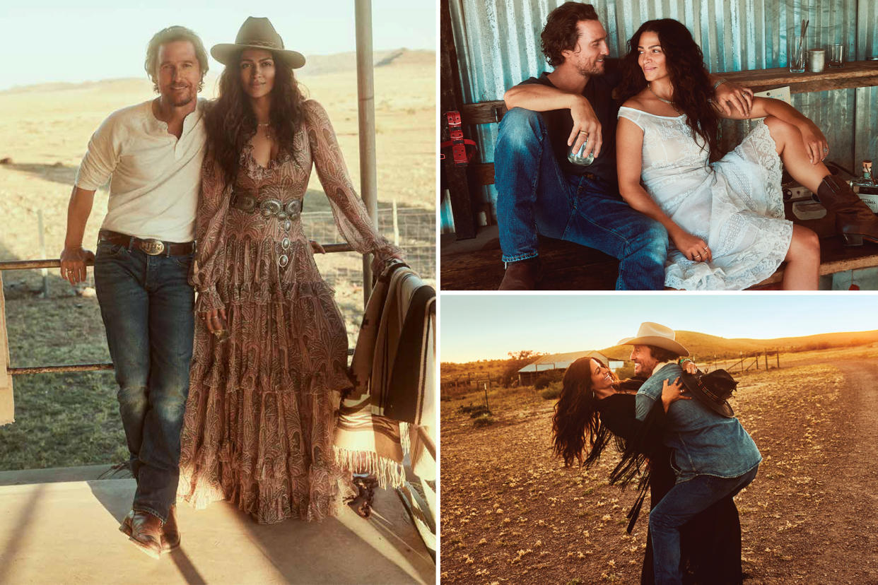 Matthew McConaughey and his wife Camila.