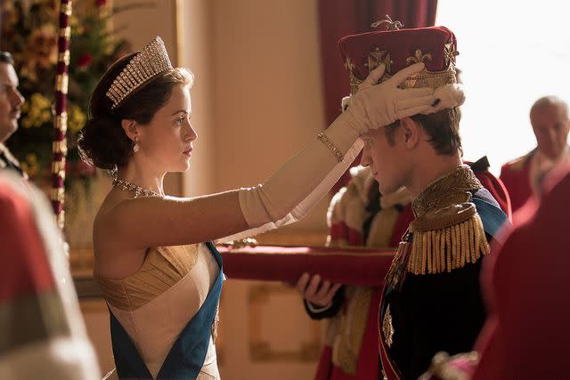 <p>Robert Viglasky / Netflix / courtesy Everett Collection</p> Claire Foy and Matt Smith in season 2 of 'The Crown'