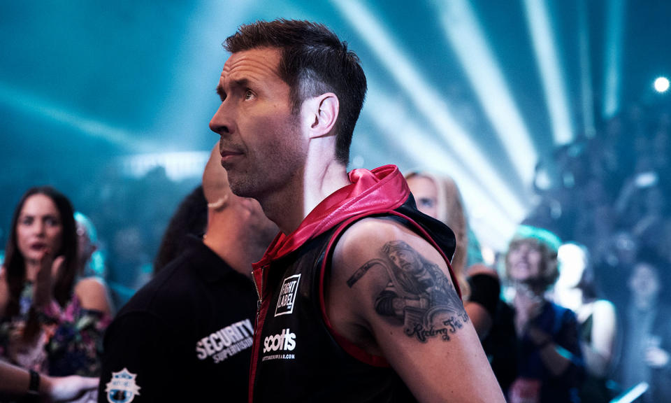 Paddy Considine as Matty Burton, a champion boxer who suffers a life-changing injury after his final fight. (Studiocanal)