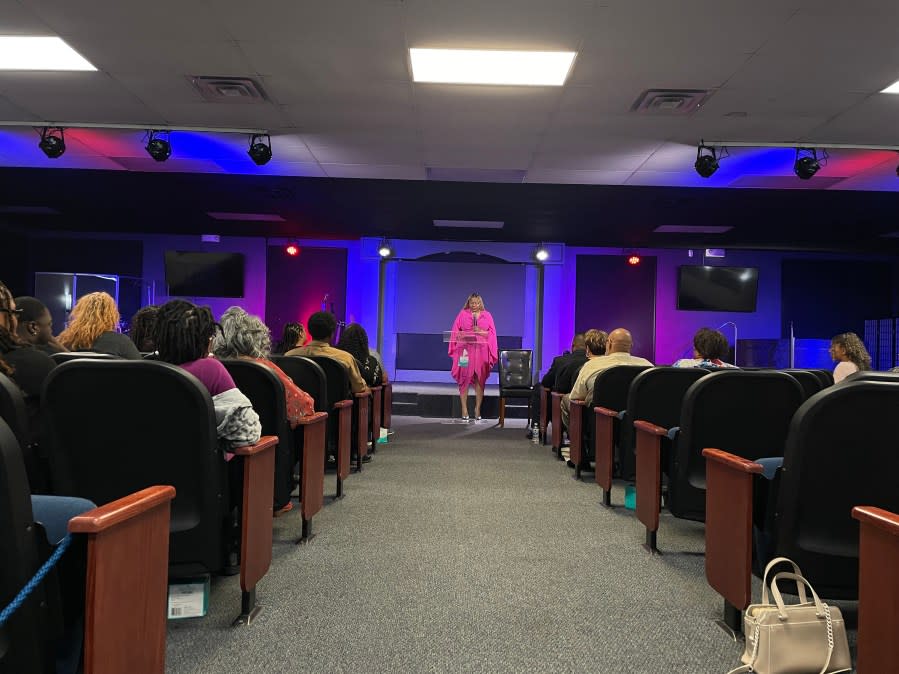 Mid-Michigan crime survivors gathered for a vigil in Holt, on April 27, 2024. (WLNS)