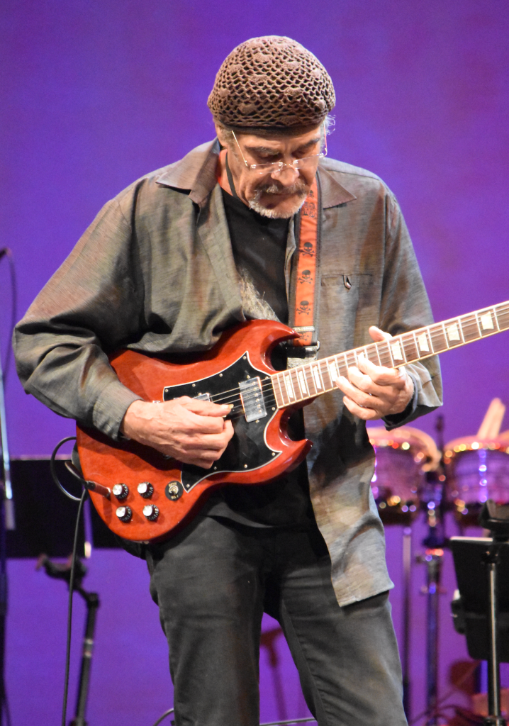 Johnny Nichols of Love at the “Nuggets” concert at the Alex Theatre in Glendale, Calif., May 19, 2023 (Chris Willman/Variety)