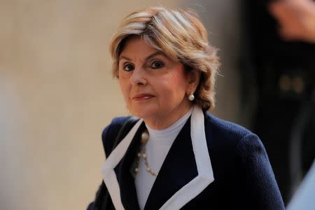 Attorney Gloria Allred arrives at Manhattan Criminal Court for the appearance of producer Harvey Weinstein in New York City, U.S., July 9, 2018. REUTERS/Lucas Jackson