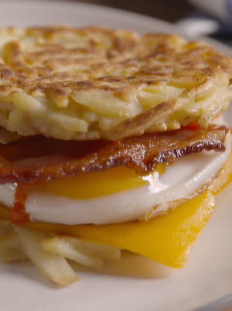 <p>Make your standard bacon, egg and cheese even more bomb.</p><p>Get the recipe from <span>Delish</span>.</p>