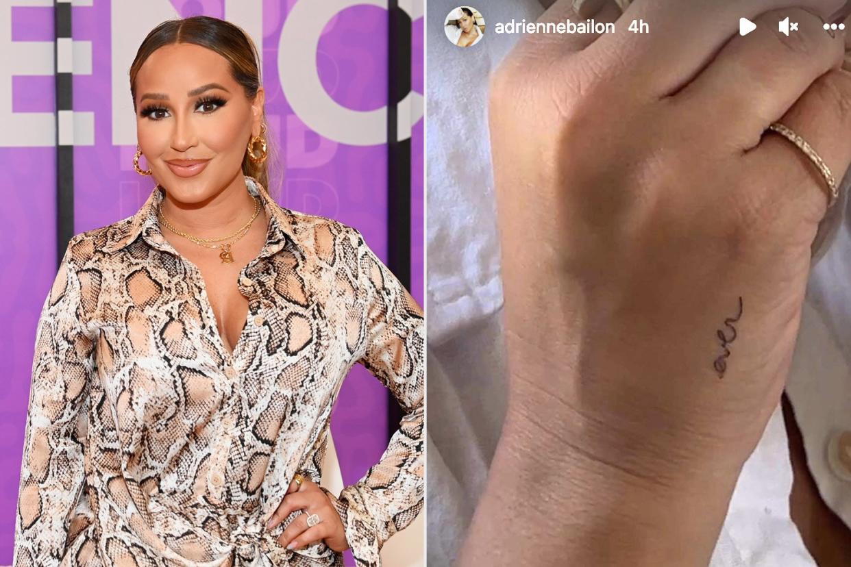 adrienne bailon new tattoo