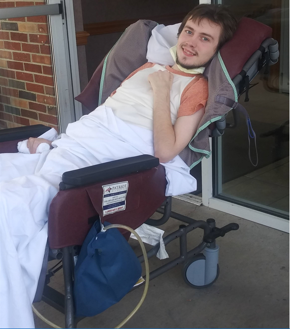 Seth Fletcher, 21, suffered a spinal cord injury when state prison guards tackled, handcuffed and dropped him at Chillicothe Correctional Institution. He is now paralyzed from the chest down.