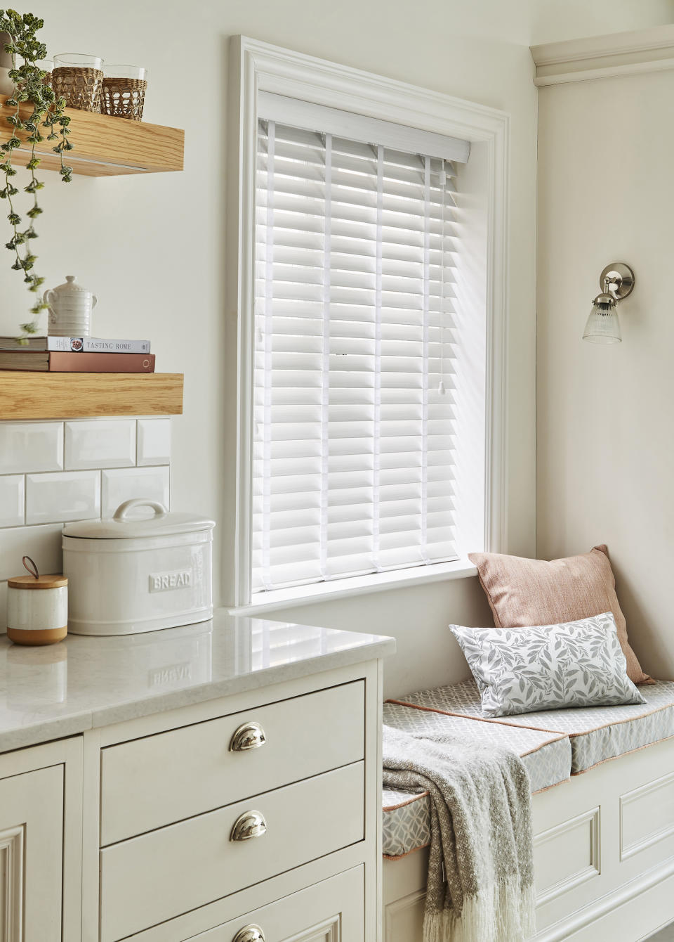 14. Opt for bamboo when it comes to window treatments